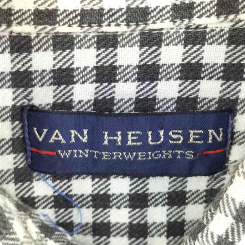 ヴァンヒューゼン VAN HEUSEN 90S チェック ボタンダウンシャツ メンズ M