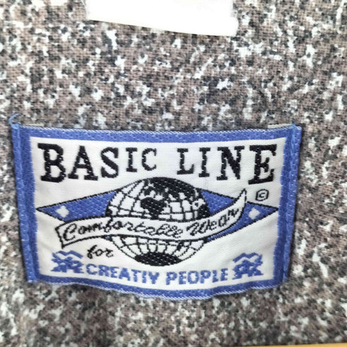 BASIC LINE レギュラーカラーシャツ メンズ