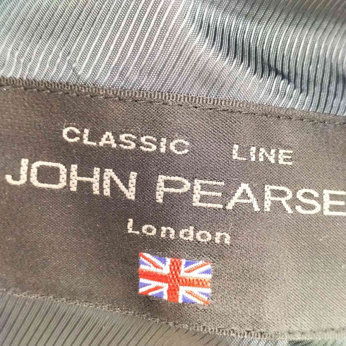 JOHN PEARSE LONDON 銀ボタン 紺 ブレザー テーラード ジャケット メンズ 104-98-180