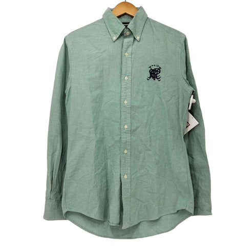ラルフローレン RALPH LAUREN CUSTOM FIT POLO刺繍 ボタンダウン オックスフォード シャツ メンズ import:S