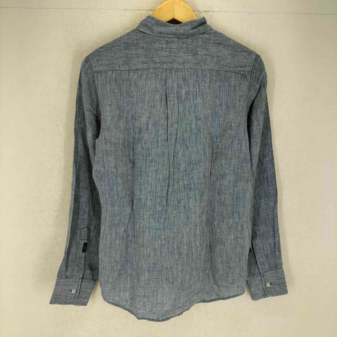 ニーキューイチニーキューゴーオム 291295=HOMME リネン100 1ポケットシャツ メンズ 2