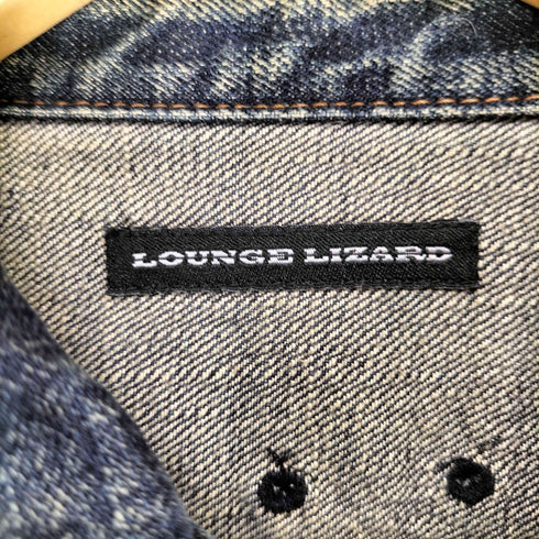 LOUNGE LIZARD ダメージ加工 デニムジャケット Y2K メンズ