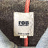 エフオービーファクトリー FOB FACTORY 比翼 デニム ステンカラー コート 裏地フリース メンズ JPN:1