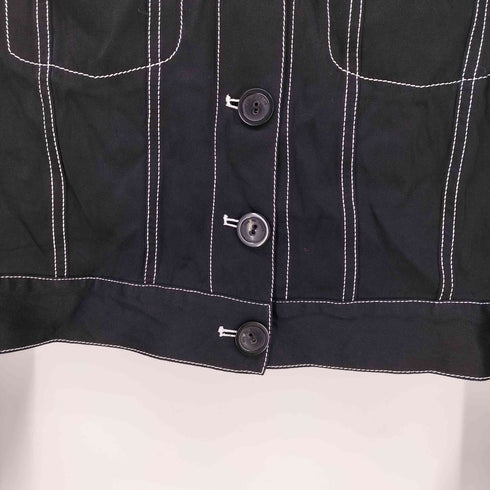 シーバイクロエ SEE BY CHLOE ステッチデザイン クロップドジャケット レディース FR:38