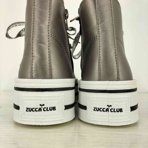 ズッカ ZUCCa サイドジップ レースアップ 厚底 スニーカー レディース JPN:M