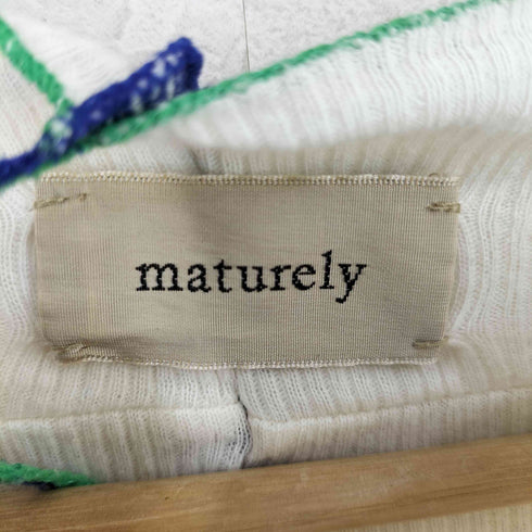 マチュアリー maturely Mellow Rib Hi Neck レディース FREE