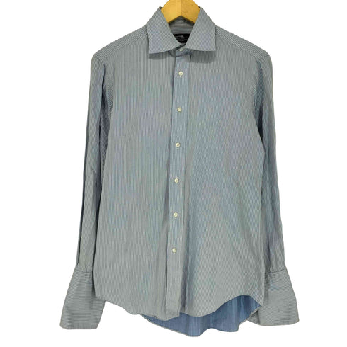 メーカーズシャツカマクラ Makers Shirt 鎌倉 ストライプコットンシャツ メンズ 15-32 1/2