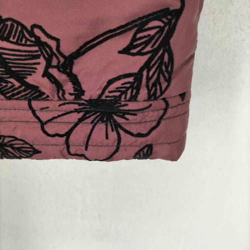 デシグアル Desigual 花柄フロッキー刺繍グラデーション中綿ショートコート レディース JPN:36