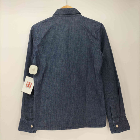 アーペーセー A.P.C. ヘリンボーン スナップボタン デニム シャツ レディース import:S