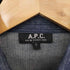 アーペーセー A.P.C. ヘリンボーン スナップボタン デニム シャツ レディース import:S
