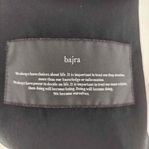 バジュラ bajra 異素材切替 フリンジベスト レディース 2