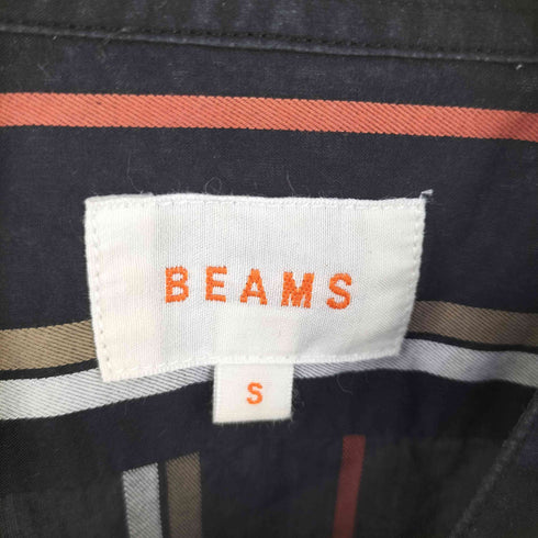 ビームス BEAMS バンドカラー イージー シャツ メンズ S