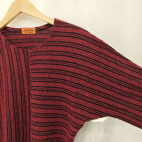 ミッソーニ MISSONI イタリア製 切替プルオーバーニット レディース