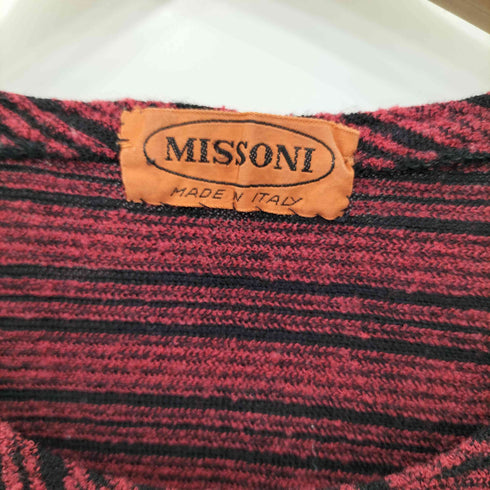 ミッソーニ MISSONI イタリア製 切替プルオーバーニット レディース