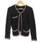 ザディグエヴォルテール ZADIG&VOLTAIRE アルパカ混 パイピング ニット カーディガン レディース import:S