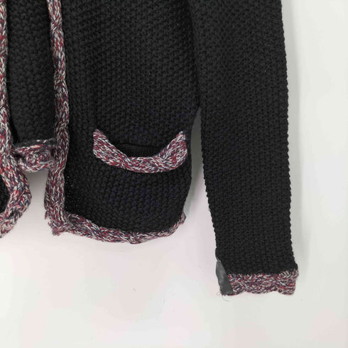 ザディグエヴォルテール ZADIG&VOLTAIRE アルパカ混 パイピング ニット カーディガン レディース import:S
