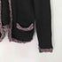 ザディグエヴォルテール ZADIG&VOLTAIRE アルパカ混 パイピング ニット カーディガン レディース import:S