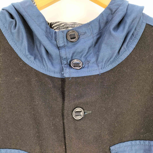 バートン BURTON DRYRIDE レザーワッペン フラップポケット ウール フーデッド シャツジャケット メンズ import:XL