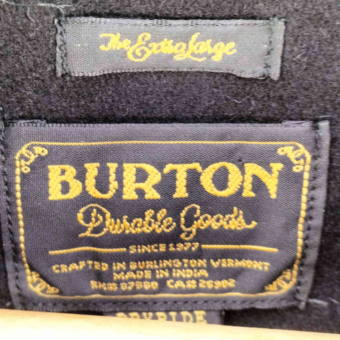 バートン BURTON DRYRIDE レザーワッペン フラップポケット ウール フーデッド シャツジャケット メンズ import:XL