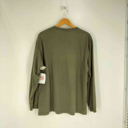 リーバイス Levis 00S USA製 SILVERTAB ロゴ刺繍 L/S クルーネックTシャツ メンズ import:L