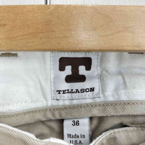 テラソン TELLASON USA製 2タック チノパンツ メンズ 36