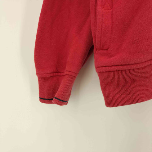 トミーヒルフィガー TOMMY HILFIGER 00S 台湾製 ロゴ 刺繍 ハーフジップ プルオーバー スウェット メンズ import:M