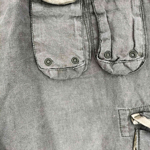 Next Organic linen リネン サイドアジャスター マルチポケット クロップド カーゴパンツ Y2K メンズ 34