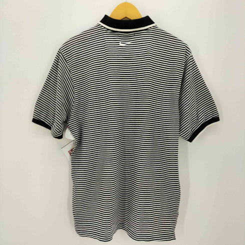 ナイキゴルフ NIKE GOLF 90-00S スウッシュ 刺繍 ボーダー S/S ポロシャツ メンズ import:M