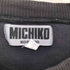 ミチココシノ michiko koshino ロゴプリント 刺繍 クルーネックスウェット メンズ M