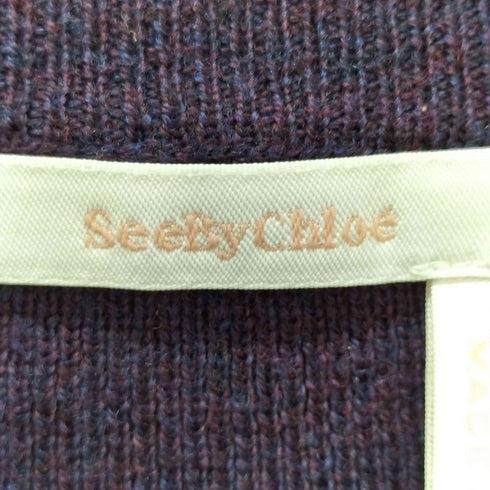 シーバイクロエ SEE BY CHLOE seebychloe ペプラムニットカーディガン レディース import:S