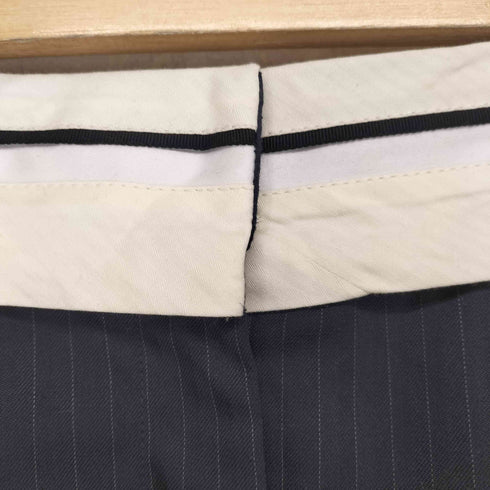 メゾンスペシャル MAISON SPECIAL Pinstripe Double Waist Tight Skirt /ピンストライプダブルウエストタイトスカート レディース FREE