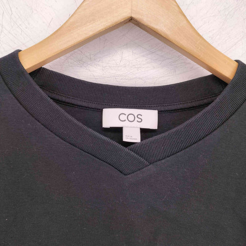 コス COS Vネック 半袖 Tシャツ レディース import:M