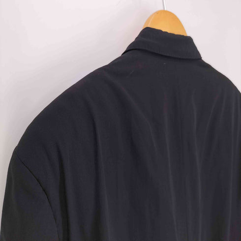 コムデギャルソンオムプリュス COMME des GARCONS HOMME PLUS AD1991 1991AW ナイロン混 シングルブレスト 3B エナメル切替ポケット テーラード ジャケット メンズ import:M