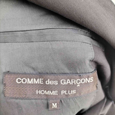 コムデギャルソンオムプリュス COMME des GARCONS HOMME PLUS AD1991 1991AW ナイロン混 シングルブレスト 3B エナメル切替ポケット テーラード ジャケット メンズ import:M