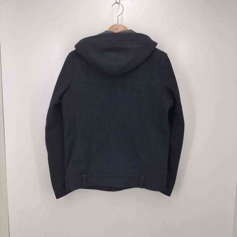 ブラックバレットバイニールバレット BLACKBARRETT by neil barrett 00s フーデッド ダッフルコート 短丈 メンズ 3