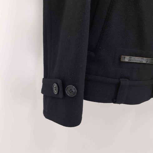 ブラックバレットバイニールバレット BLACKBARRETT by neil barrett 00s フーデッド ダッフルコート 短丈 メンズ 3
