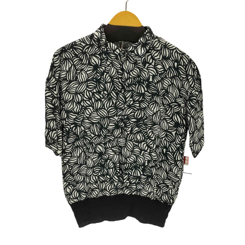 エムズブラック ms braque 25ss Black Leaf Pull Over メンズ 38
