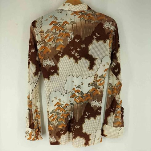 Kmart 70S 総柄 L/S シャツ メンズ import:M