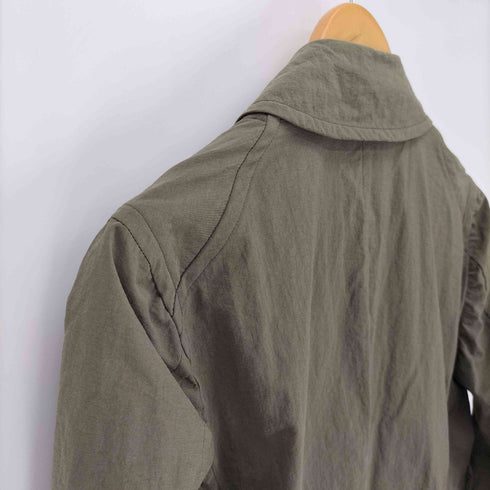 コムデギャルソン COMME des GARCONS 青山タグ AD1997 98SS 再構築 Aライン ダブルブレスト ナイロン トレンチコート レディース