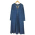 ザラ ZARA Aライン デニムマキシワンピース レディース import:S