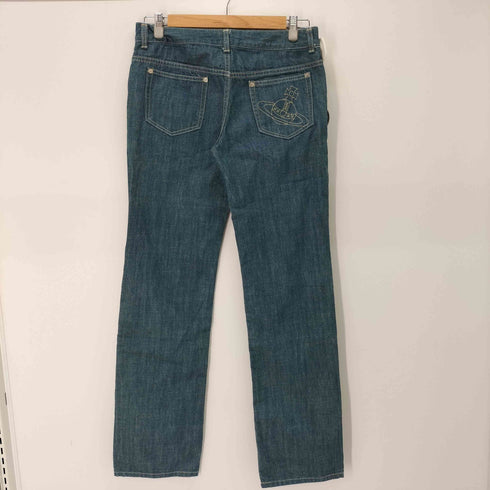 ヴィヴィアンウエストウッドレッドレーベル Vivienne Westwood RED LABEL オリゾンティ オーブ刺繍 ストレート デニム メンズ JPN:3