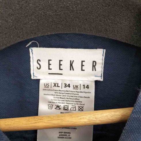 シーカー SEEKER バンドカラーシャツ メンズ import:XL