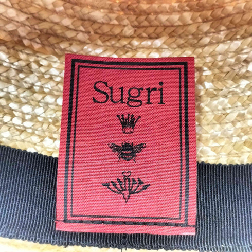 sugri ストローハット 麦わら帽子 レディース