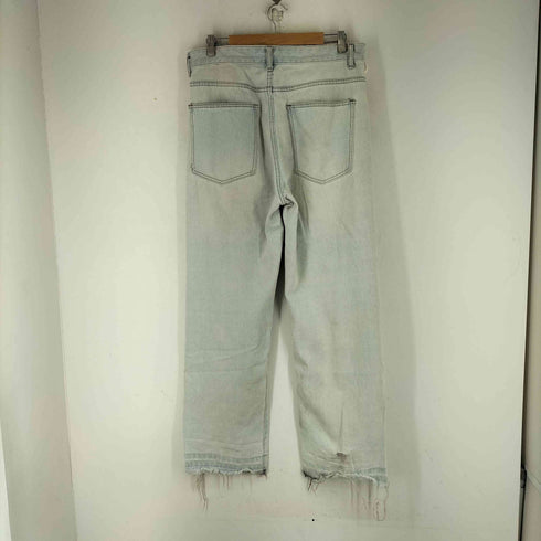 デストロイ加工 ワイルドデニムパンツ メンズ