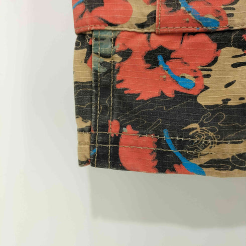 ステューシー Stussy ハイビスカス カモフラ 迷彩 リップストップ カーゴショーツ メンズ 32