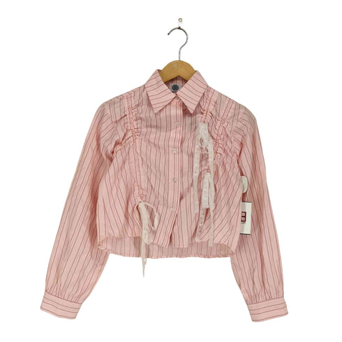 HOOK for girls レースデザインシャツ レディース S