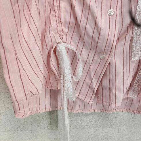 HOOK for girls レースデザインシャツ レディース S
