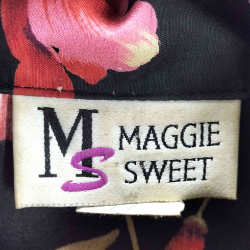 Maggie Sweet 90s 花柄長袖シャツ レディース import:L