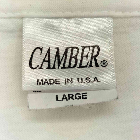 キャンバー CAMBER USA製 へビーウエイト クルーネック 半袖 Tシャツ メンズ import:L