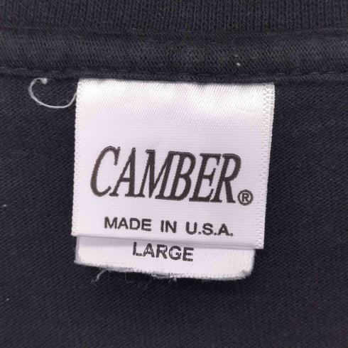 キャンバー CAMBER USA製 ヘビーウエイト クルーネック 半袖 Tシャツ メンズ import:L